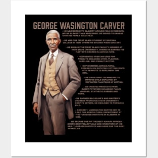 George Washington Carver Facts Posters and Art